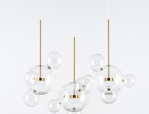 BOLLE LINEAR CHANDELIER 14 BUBBLES