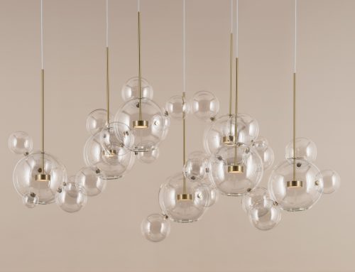 BOLLE ZIGZAG CHANDELIER 34 BUBBLES